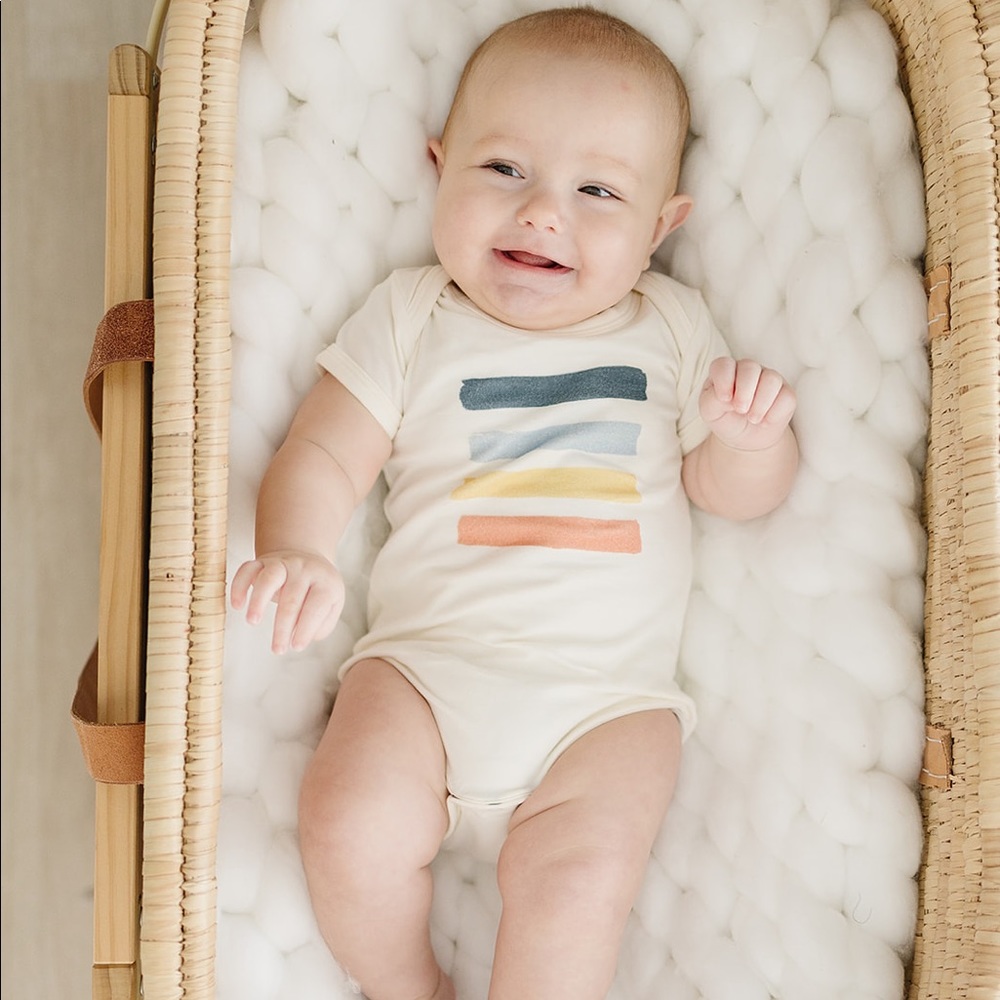 Rainbow baby bodysuit organic cotton - Picture 2 of 2